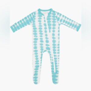 Kyte Tie-Dye zip up footie 6-12 months